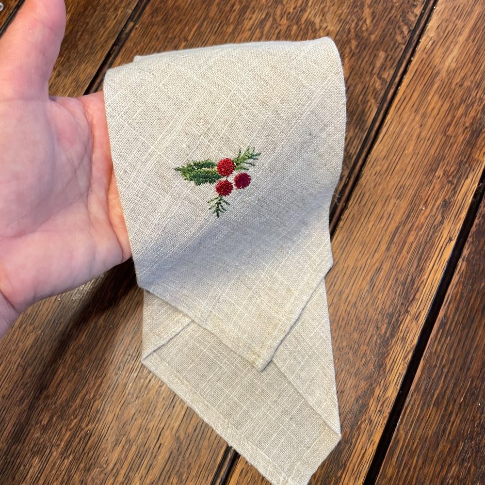Napkins 8pc Holiday/Winter Set NWOT
